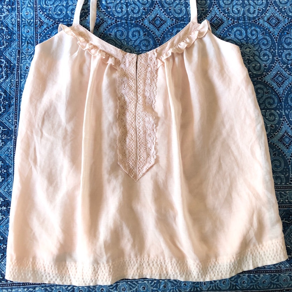 Cynthia Vincent peach cami